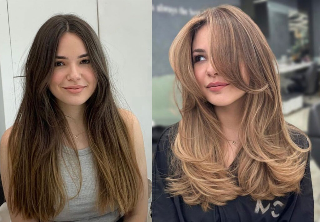 Layered Hair vs. Non-Layered Hair